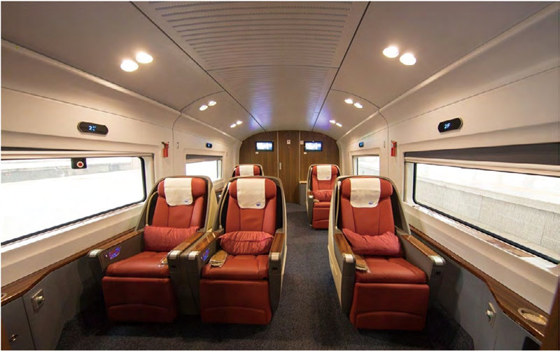 AOC力聯思阻燃樹脂在交通領域的應用案例:和諧號/復興號高鐵商務座椅